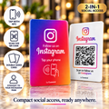Instagram NFC + QR Card